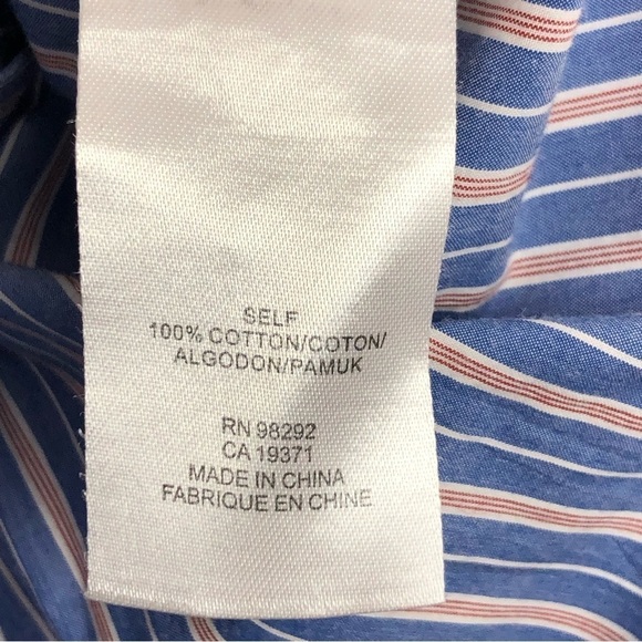 TIBI striped Garcon, off The shoulder blouse - Picture 5 of 11